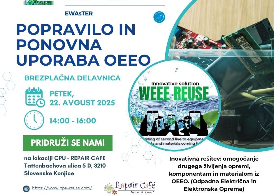 Scaling WEEE Reuse in Slovenia: Pilot Testing Insights from 2025
