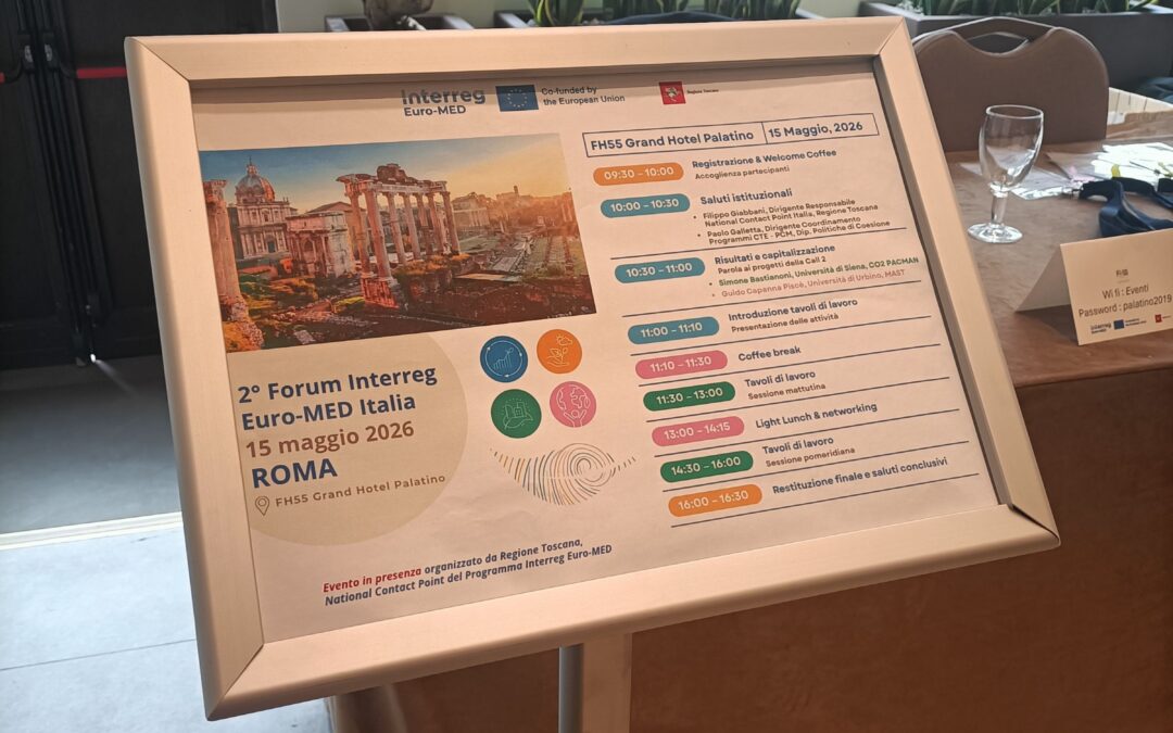 EWAsTER at the 2nd Interreg Euro-MED Italy Forum 2026