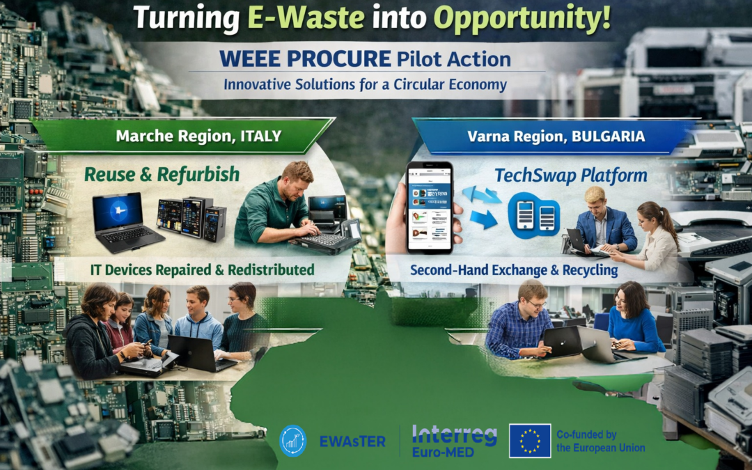WEEE PROCURE pilot action: turning e-waste into value